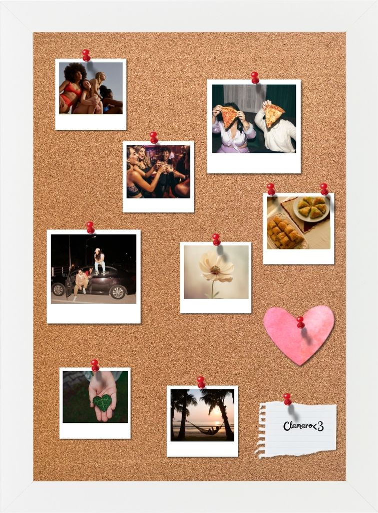 Kork Memo Pinnwand – Pinboard Korktafel Pinnbrett mit 10 Stecknadeln Clamaro, Farbe M30:Weiss Matt, Größe:120x90