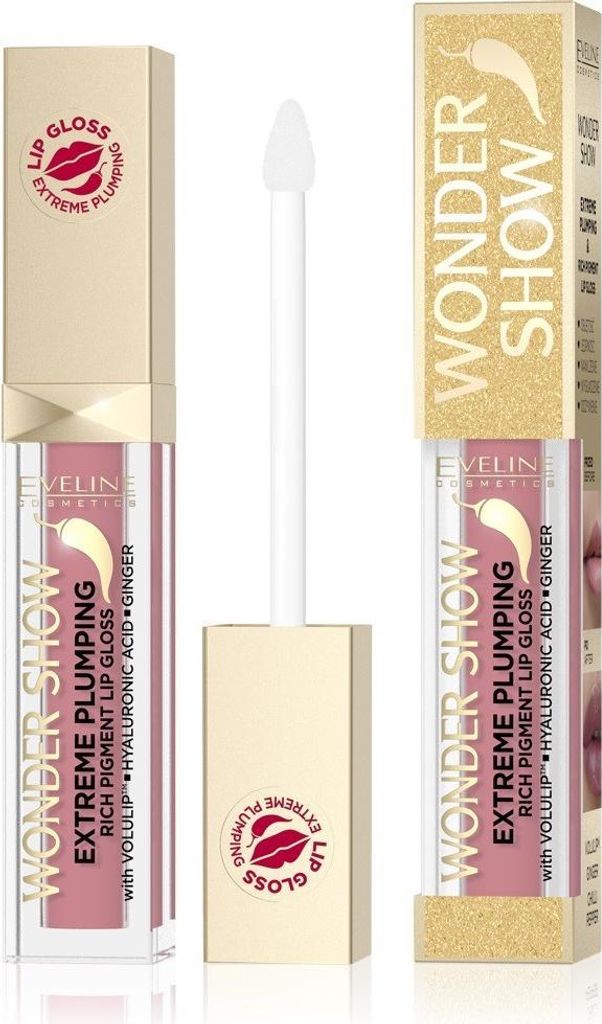 EVELINE Wonder Show Lip Plumping Lip Gloss Nr. 01 Candy 6,8 ml