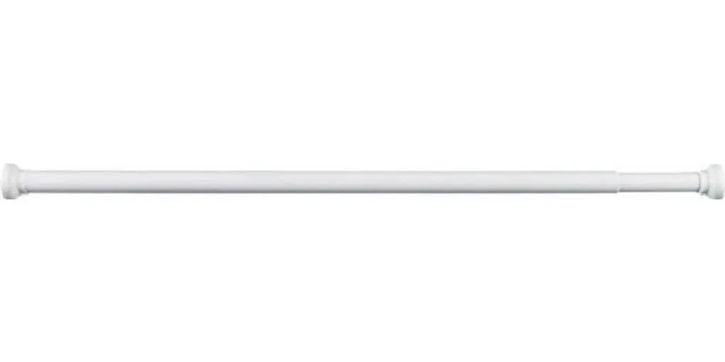 Asta Tenda Doccia Telescopica Aqualine 4051 Bianco - 63/105 cm