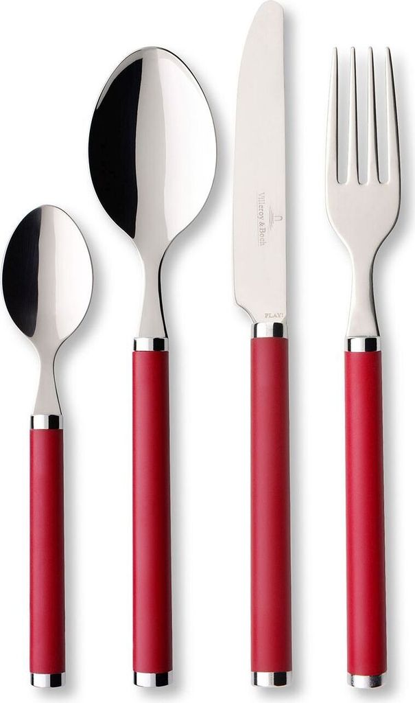 Set di posate Villeroy & Boch Play! - Rose rosse - 24 pezzi Immagine del prodotto 