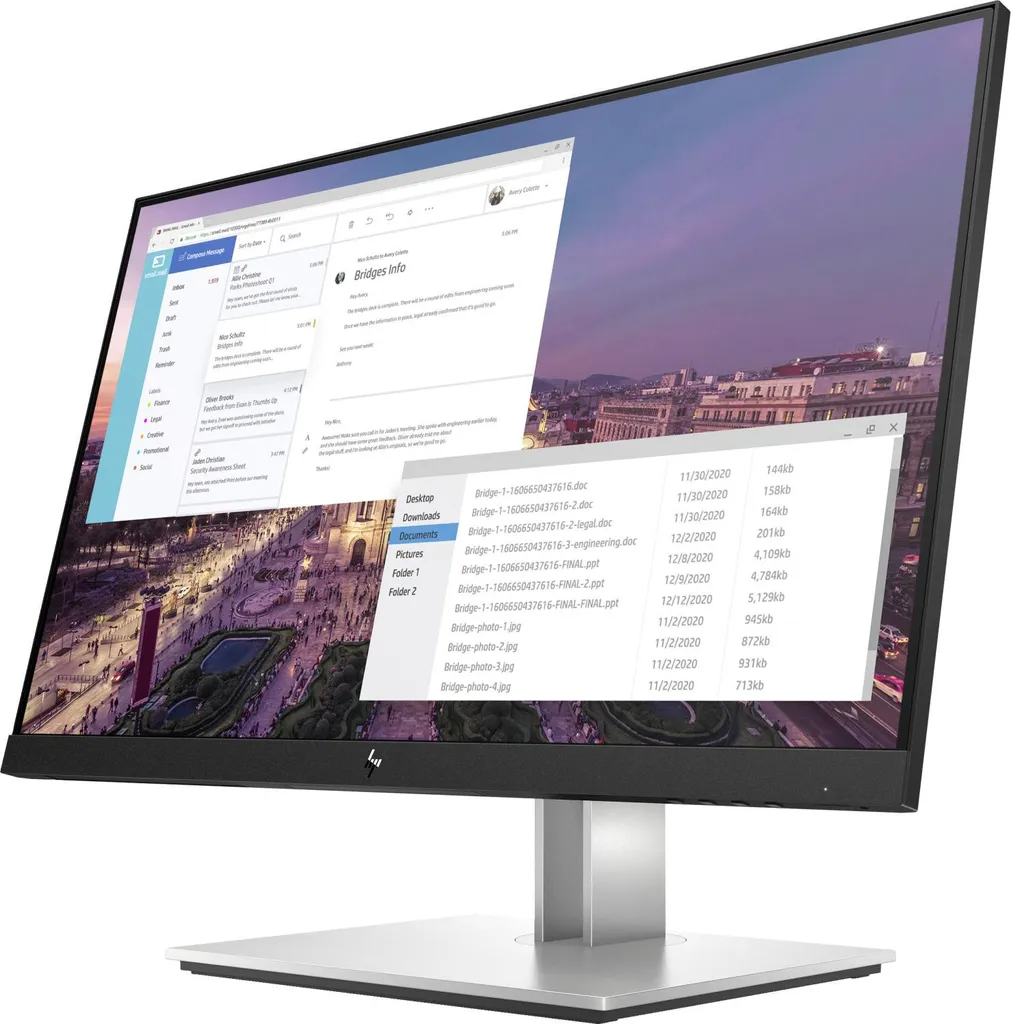 Écran HP EliteDisplay E23 G4 : Fini la Fatigue Visuelle et le Mal de Dos