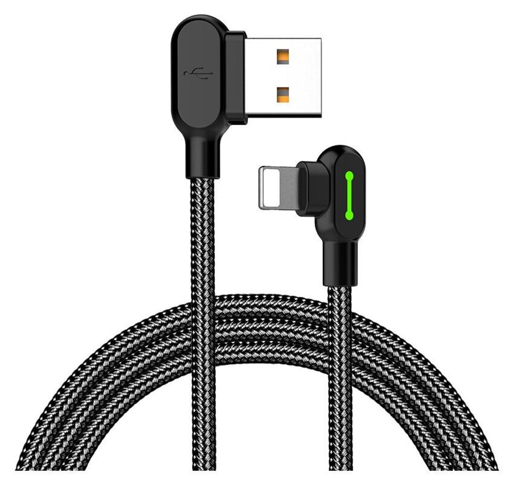 Mcdodo LED 90 graden, 0,5 meter, oplaadkabel, gebogen Productafbeelding 