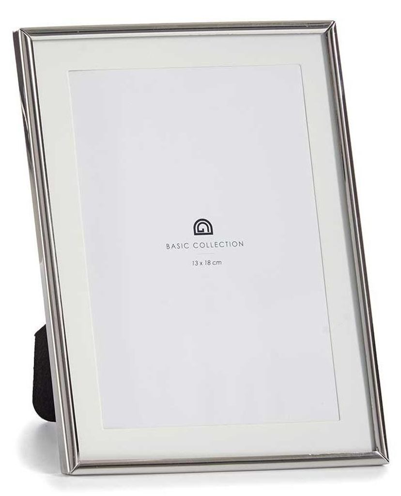 Geschenkdekor Fotorahmen fur 13 x 18 cm Foto - silber - Produktbild 