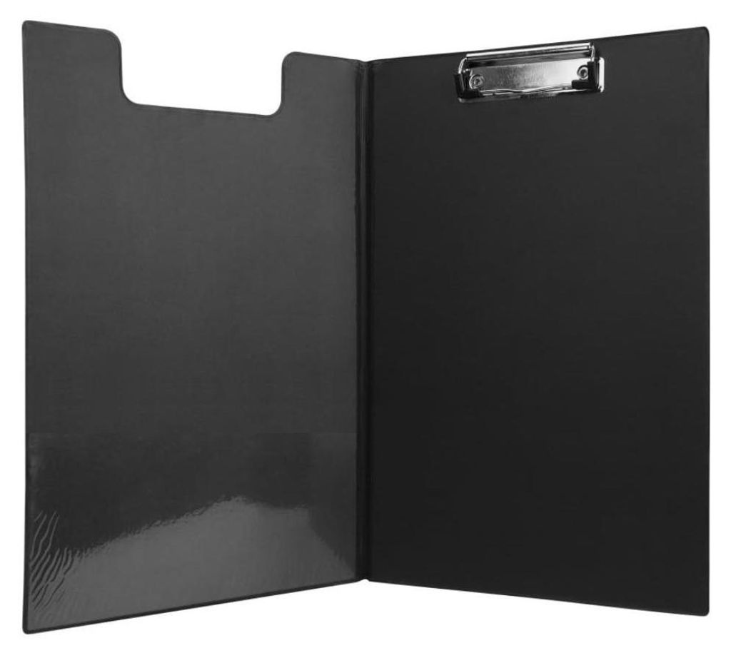 Deska z klipem Clipboard A4 zamykana, czarna, 1 sztuka Produktbild 