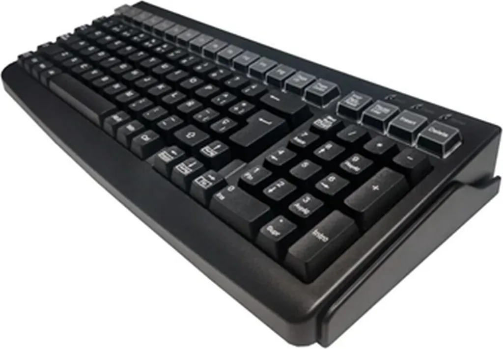 Mustek MKB-800M Clavier Noir Qwerty Espagnol avec Touches Silencieuses