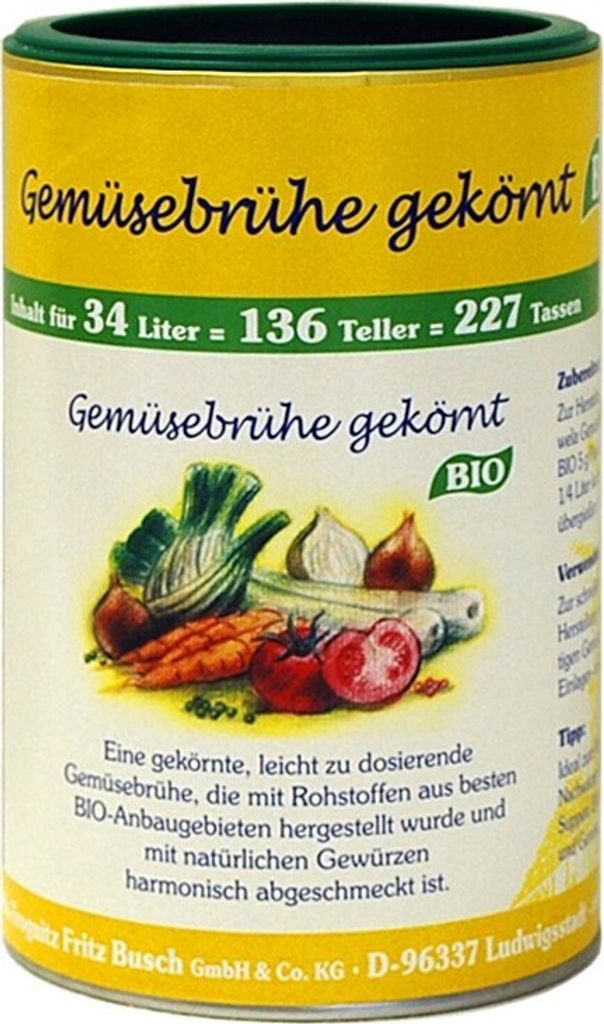 WELA Gemüsebrühe gekörnt 1/1 DE-ÖKO-001