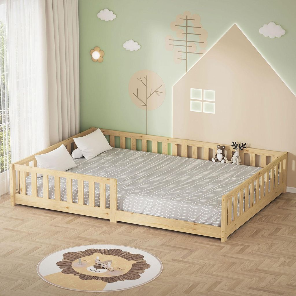 ML-Design letto per bambini 140x200 cm letto da terra Immagine del prodotto 