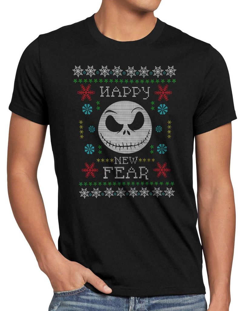 style3 Happy New Fear Herren T-Shirt