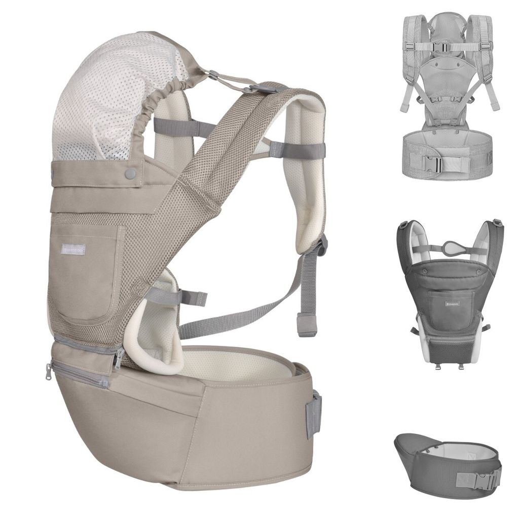 Kikkaboo Babytrage Chloe 3 in 1 Bauch- und Rückentrage, Produktbild 