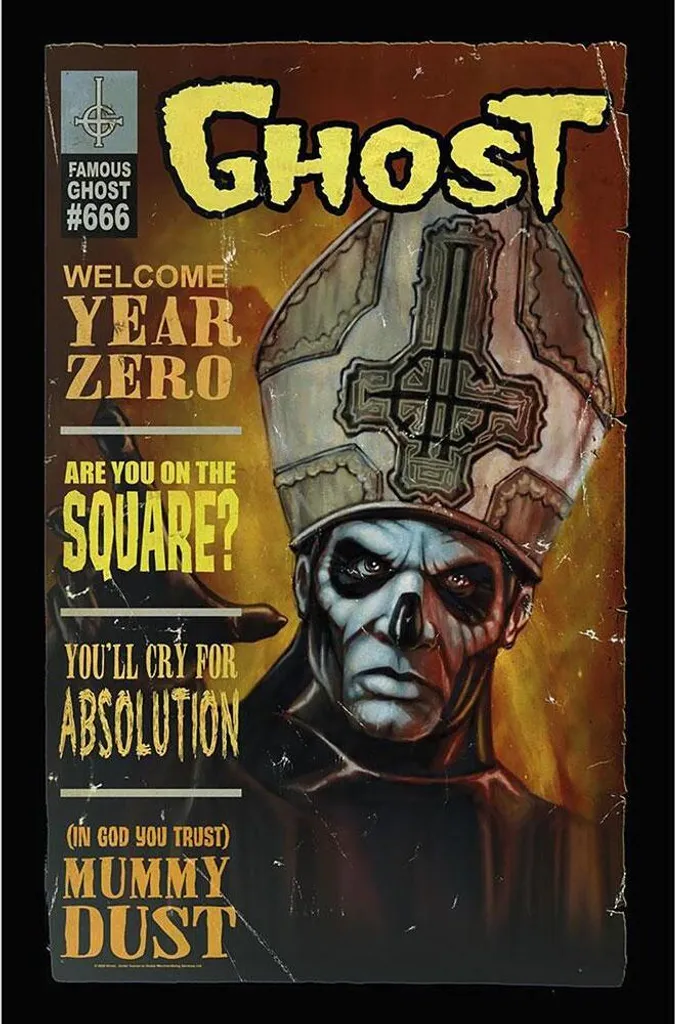 Pack Ghost RO5175 avec Poster Premium et Magazine Tissu Noir et Jaune
