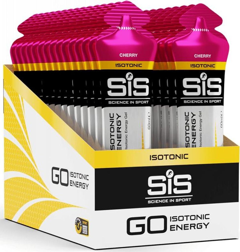 SIS GO Isotonic Energy Gels (30x60ml) Cherry - Energie & Ausdauer - Energie-Gel