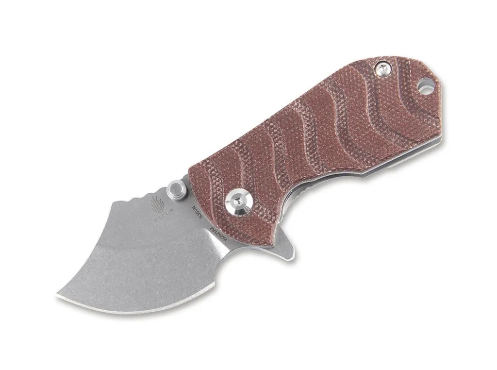 Couteau pliant Micarta Flip Shank pour équipement de survie et bushcraft