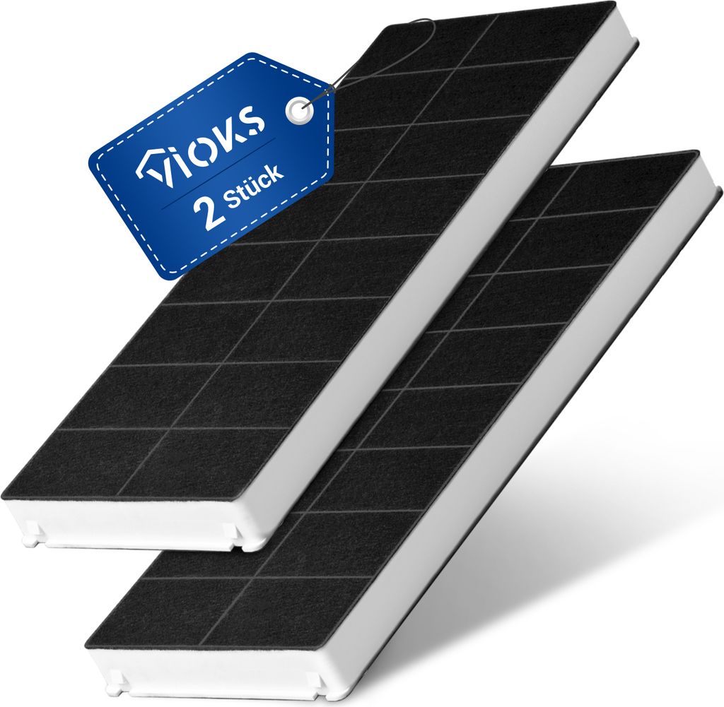 Aktivkohlefilter 2x passend wie Neff 00296178 Kohlefilter Produktbild 