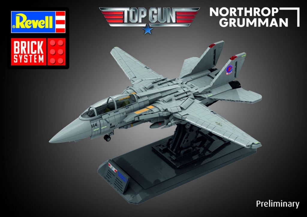Maverick's F-14A Tomcat "Top Gun" - Set de construcción en Imagen del producto 