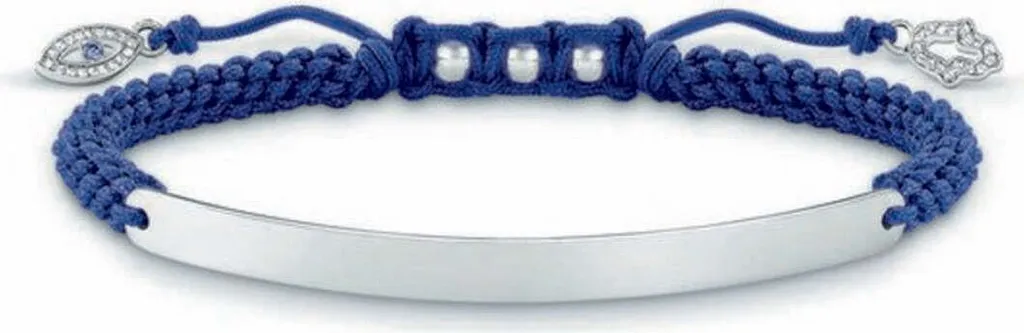 Bracelet en Argent pour Femme avec Perle Œil Bleu Nazaréen Thomas Sabo