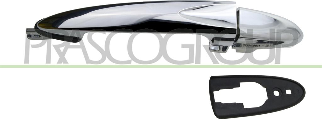 PRASCO LA0028005 Türgriff Vorne Rechts für LANCIA YPSILON (843) Chrom