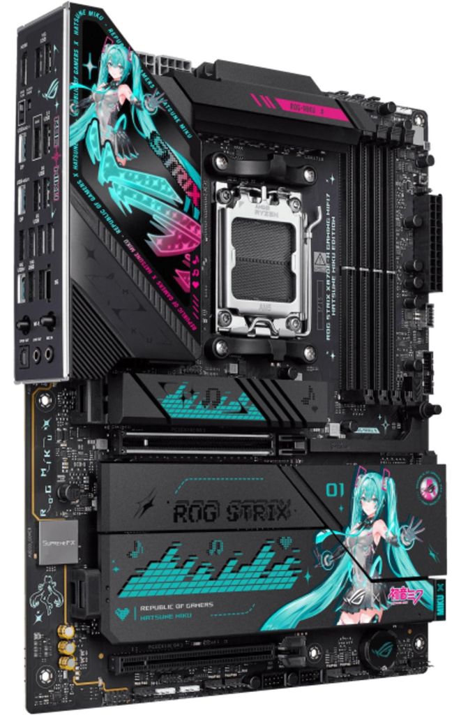 ASUS ROG STRIX X870E-H GAMING WIFI7 HATSUNE MIKU EDITION, Zdjęcie produktu 