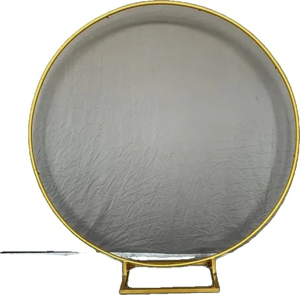 Arco Matrimonio in Metallo Oro 2m - Fondale Decorativo per Eventi Chic