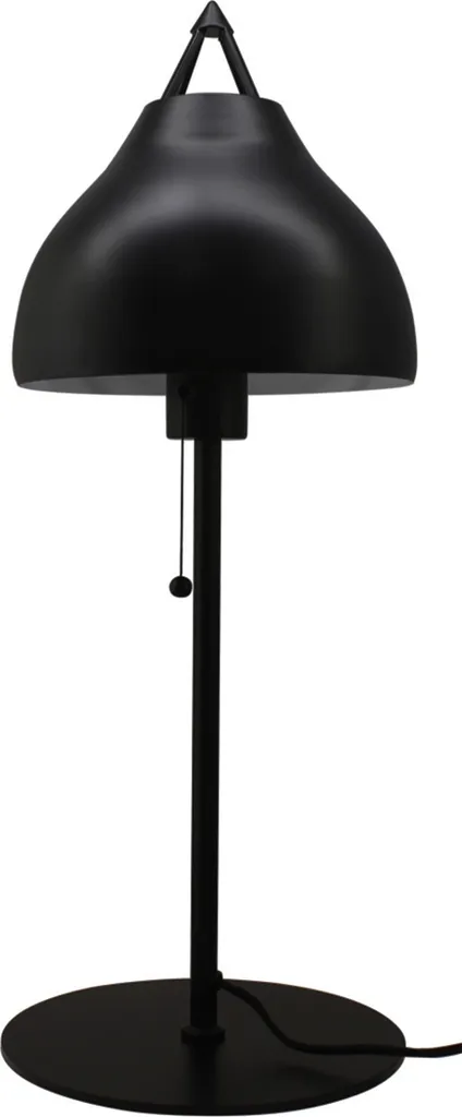 Lampe de table Pyra 60 cm acier noir mat douille E27 60W design chic