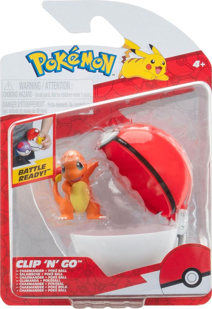 Jazwares Pokémon Clip and Go Poké Ball figúrka Charmander Obrázok produktu 