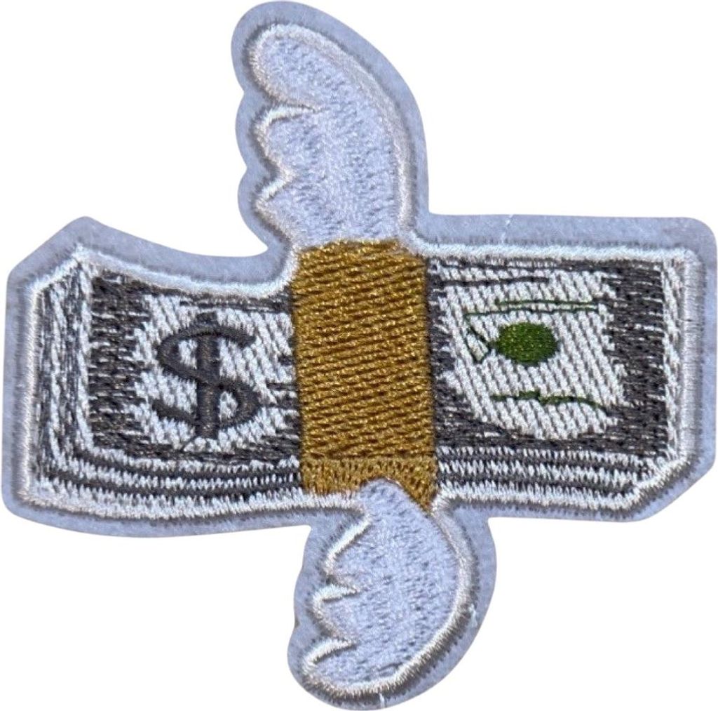 Dollarnoten mit Flügeln zum Aufbügeln, Emblem-Aufnäher