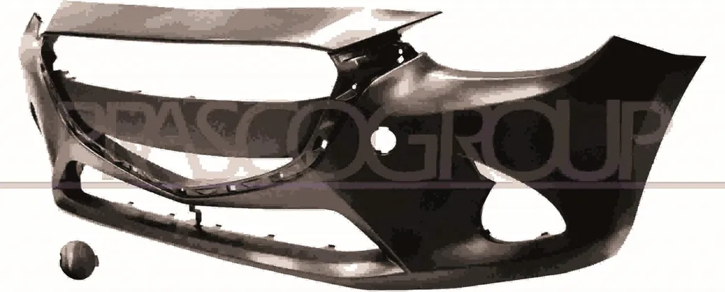 Pare-chocs avant pour réparation Mazda 2 DJ DL référence MZ3101001 OE