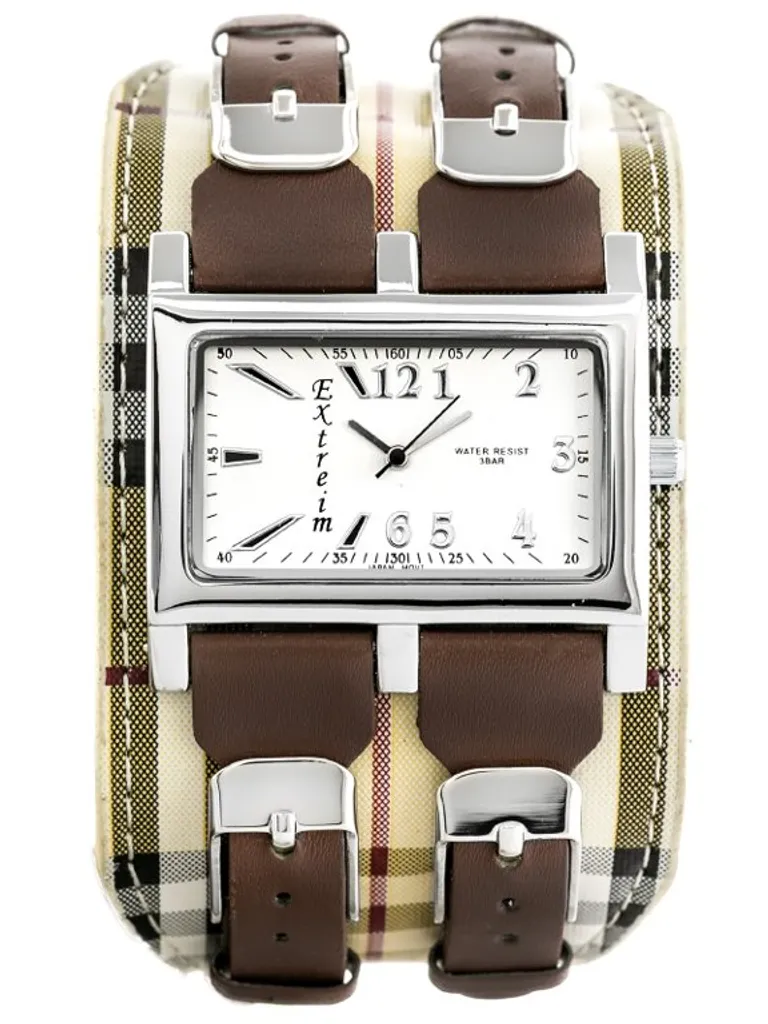Montre-bracelet pour femmes Extreim EXT-Y013A-5A style chic argenté