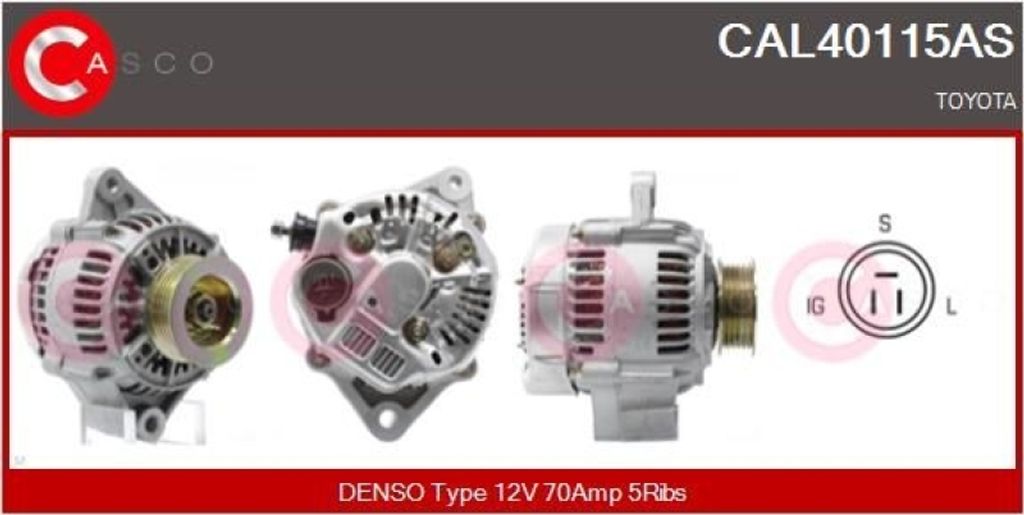 CASCO Generator Brand New HQ CAL40115AS
