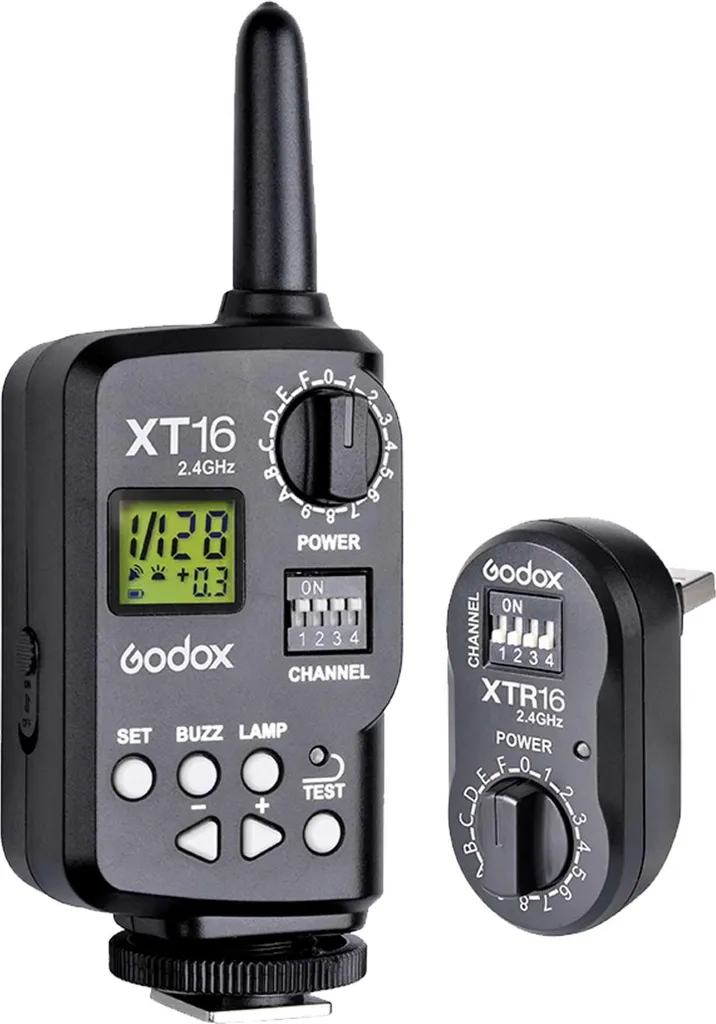 Godox XT-16 Trigger Flash Radio Wireless 2.4G - Controllo Potenza Remoto