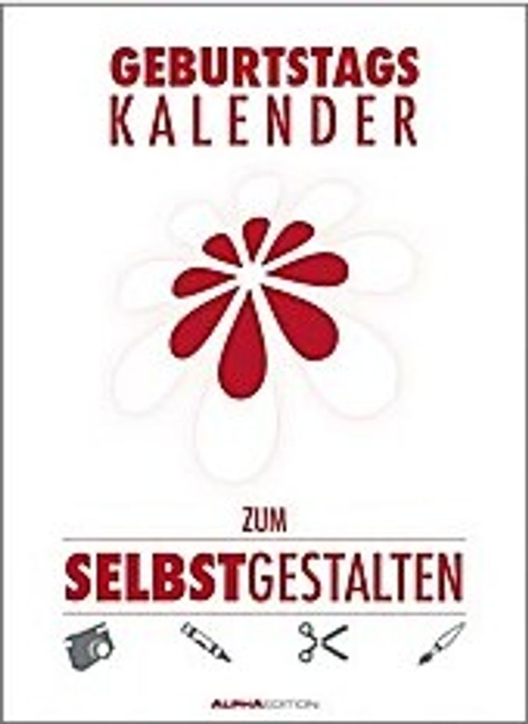 Geburtstagskalender zum Selbstgestalten Produktbild 
