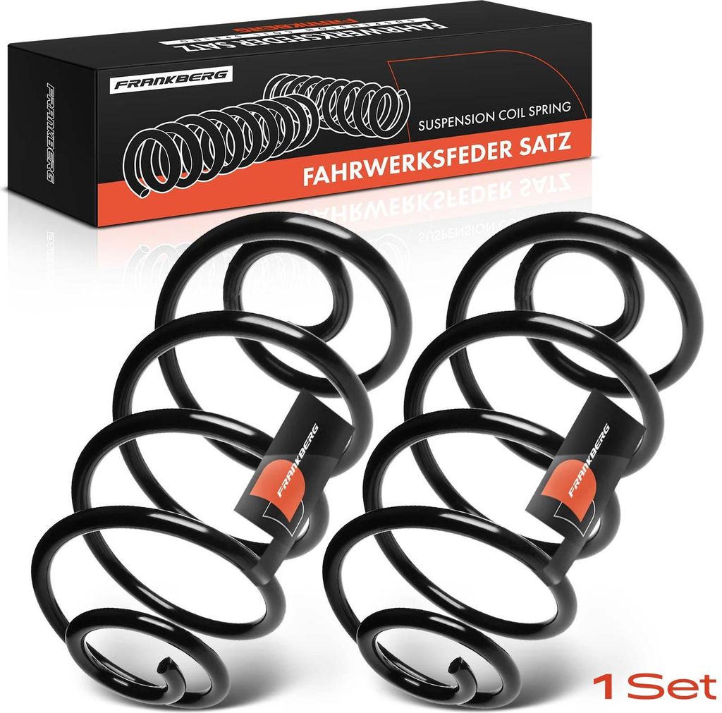 Frankberg 2x Fahrwerksfeder Hinterachse für Opel Astra H L48 Astra H GTC A04 L08 2004-2010