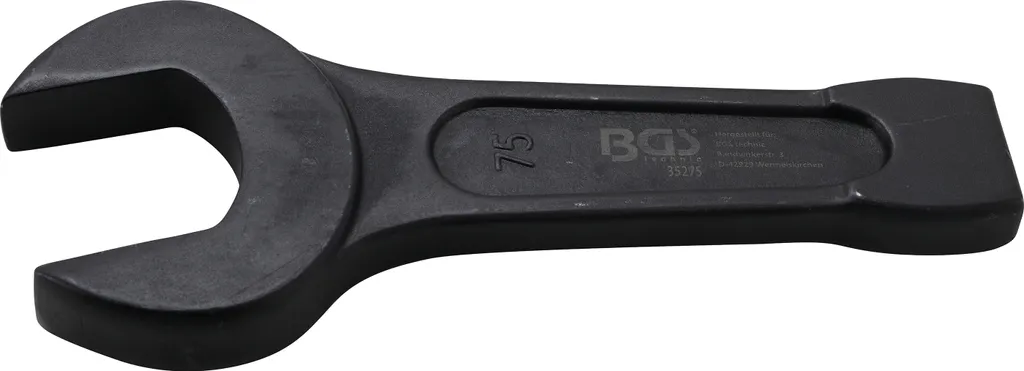 Débloquez les écrous grippés avec la clé à fourche à frapper 75 mm