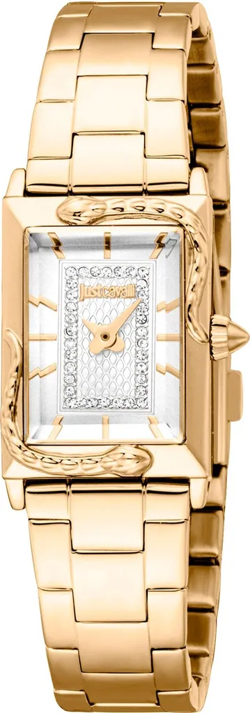 Just Cavalli JC1L364M0065 Montre Femme en Acier Doré avec Cadran Élégant