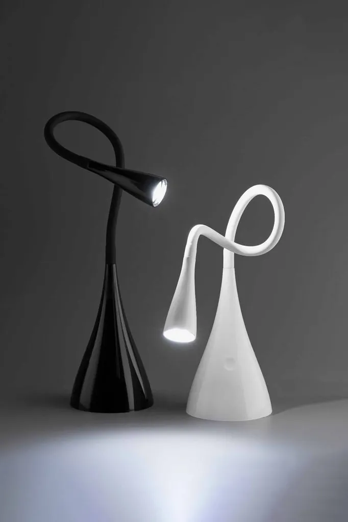 Lampada da tavolo a LED Lena nera - 2