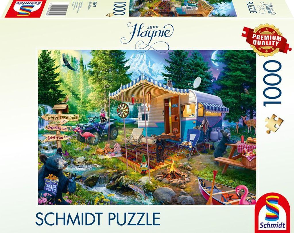 Puzzle, Schmidt Spiele La caravane dans les montagnes, 1000 Teile, Ab 12 Jahren