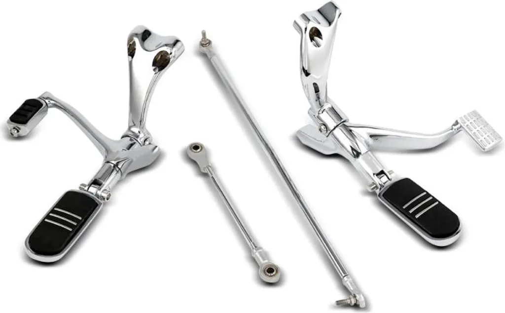 Repose-pieds Sportster 04-13 Finition Chrome Miroir Haute Qualité
