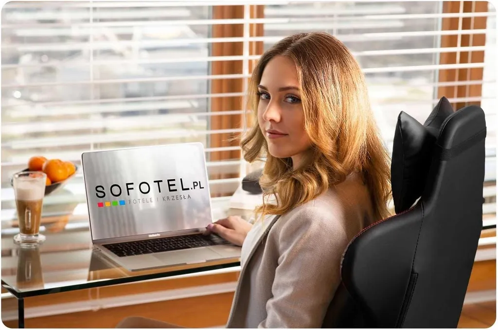 Fauteuil de bureau ergonomique Sofotel Vérone 2580 en cuir noir