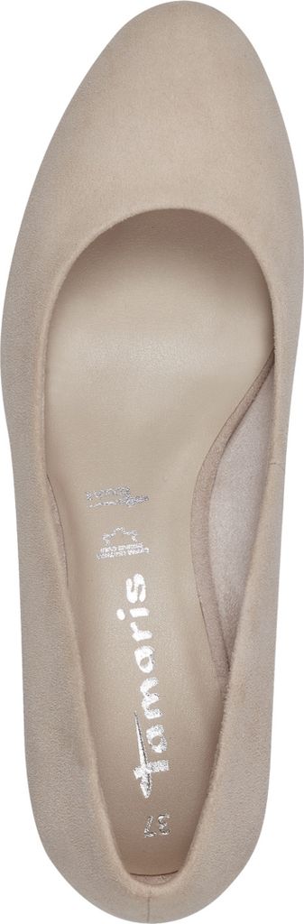 Tamaris Damen Pumps Leder Keilabsatz Bastoptik 1-22303-42, Produktbild 2