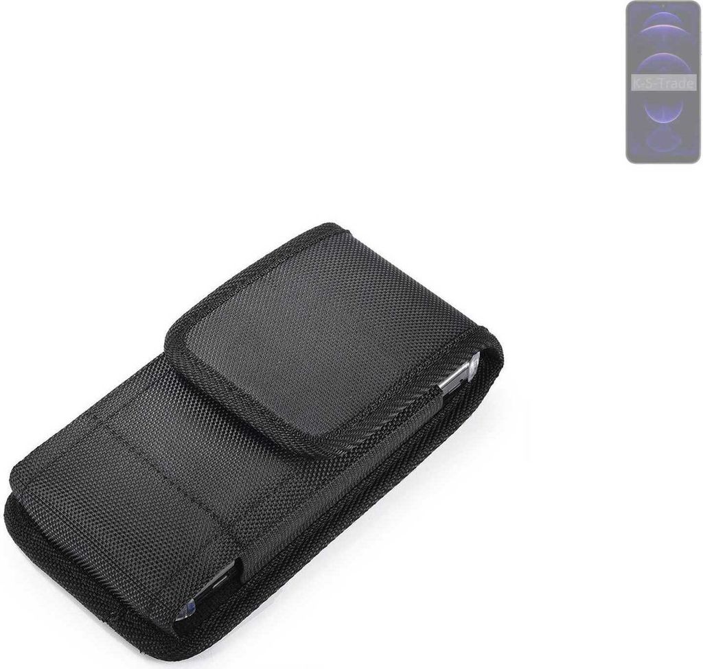Holster Gürteltasche kompatibel mit Hotwav Note 13 Pro Holster Gürtel Tasche wasserabweisend Handy Hülle Schutz Hülle Outdoor schwarz K-S-Trade
