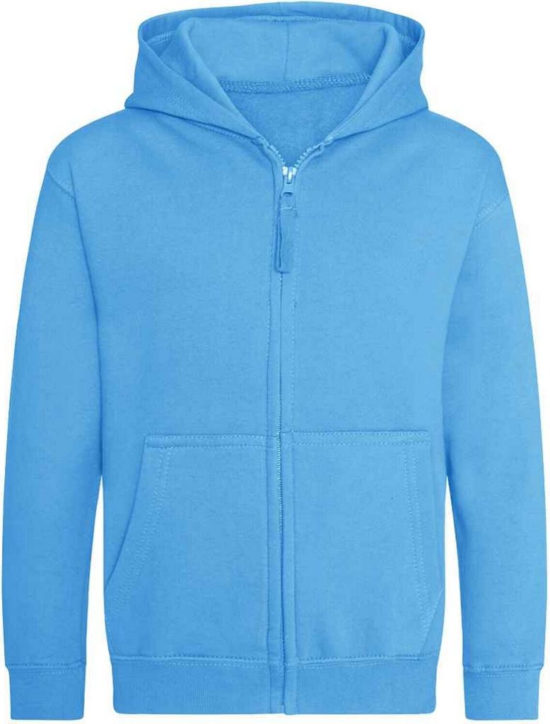 AWDis Cool - "Zoodie" Hoodie mit durchgehendem Reißverschluss für Kinder PC5213 (116) (Hawaii-Blau)