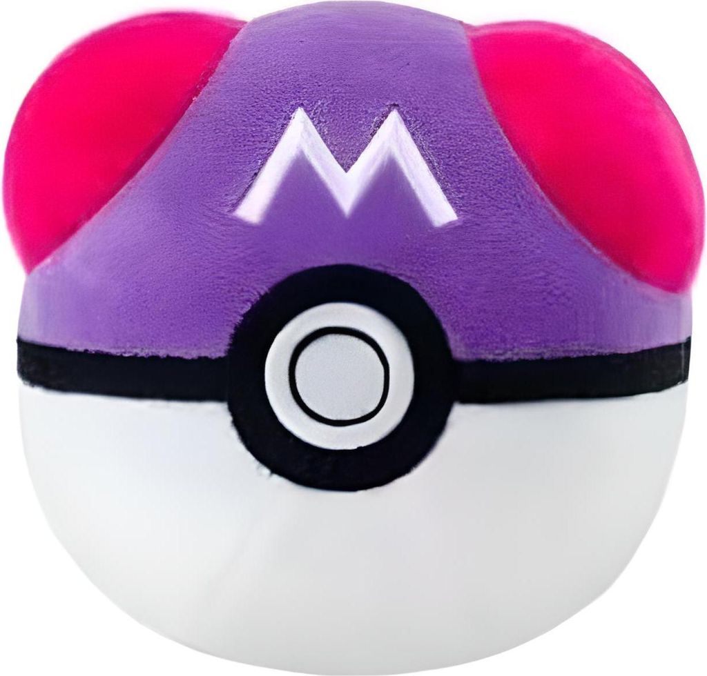 Pokémon Plüsch Pokeball Master Ball 12cm Produktbild 