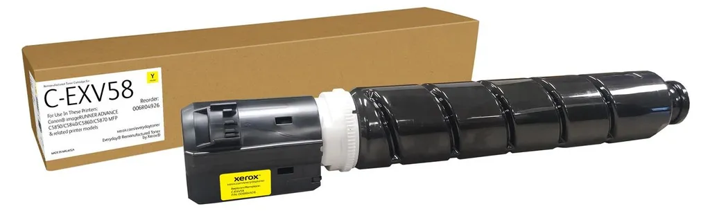 Toner Xerox 006R04926 Jaune pour Canon C-EXV58 - Haute Qualité