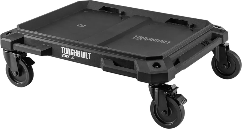 Chariot de Chantier Stacktech pour Caisses à Outils - Base 60x48 cm