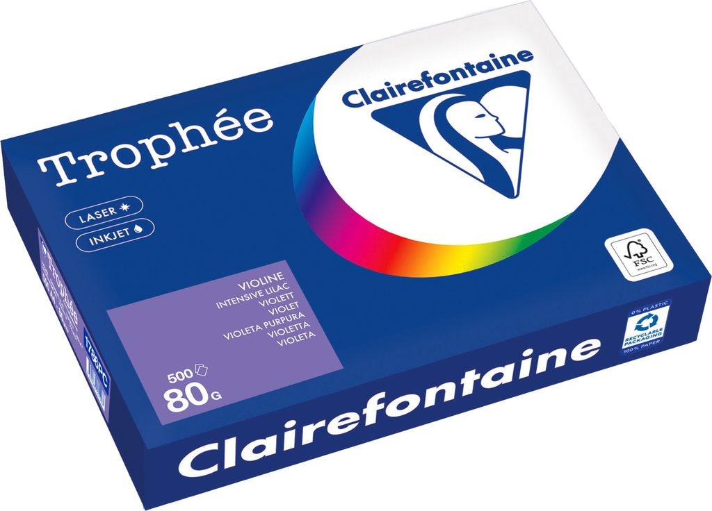 Kopierpapier 1786PC A4 80g violett 500 Blatt