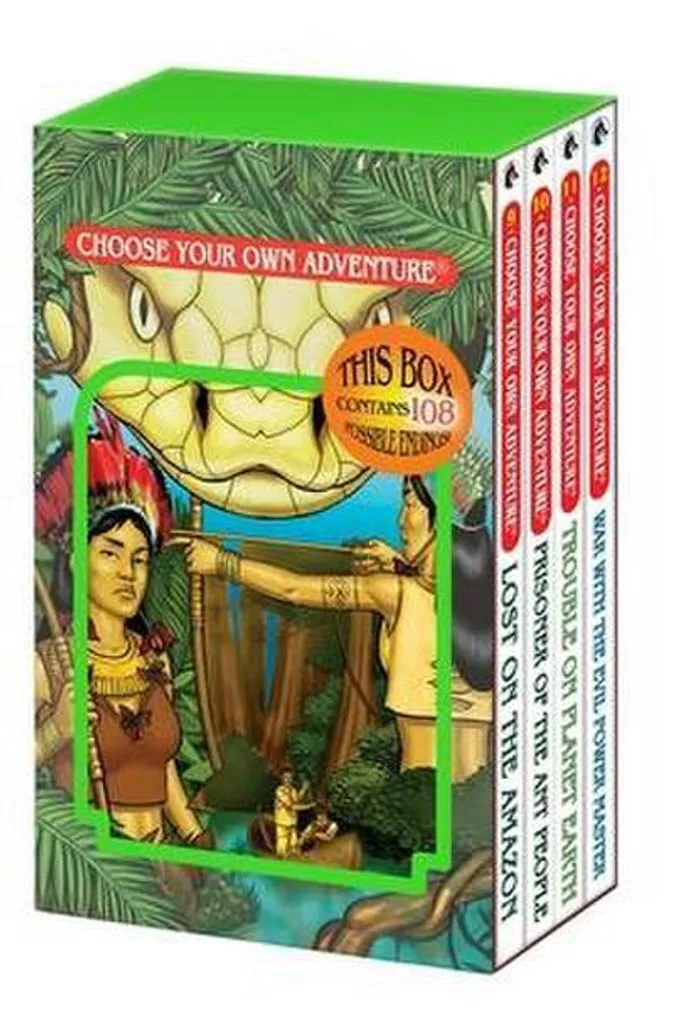 Roman d'aventure interactif pack 4 livres de poche science-fiction et espace