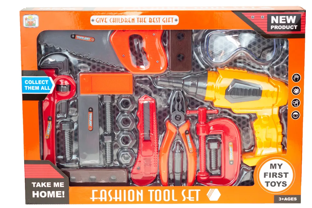 Kit d'atelier 19 pièces en acier renforcé avec cliquet réversible pro - 14
