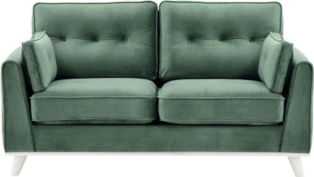 Zweisitzer-Sofa Farrow-Velluto 12-white