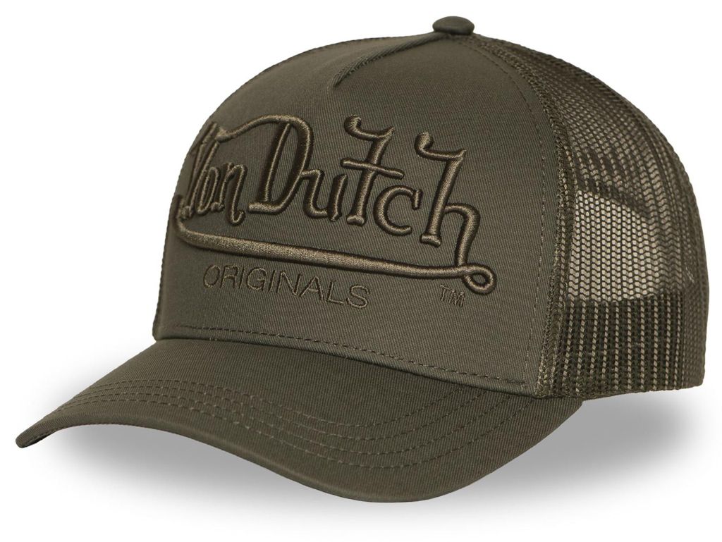 Von Dutch Originals Trucker Cap - EMBROIDERY STYLE Khaki Produktbild 