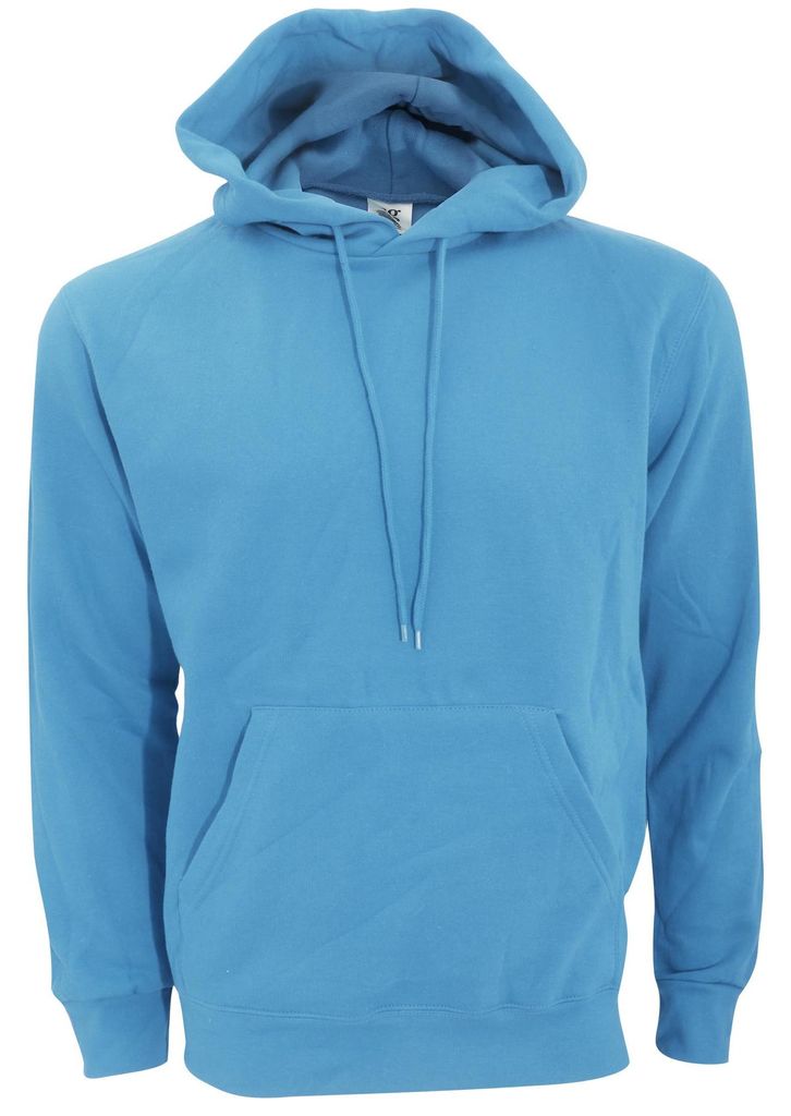 SG Kapuzenpullover / Kapuzen-Sweatshirt, unifarben FK774 (M) (Himmelblau)