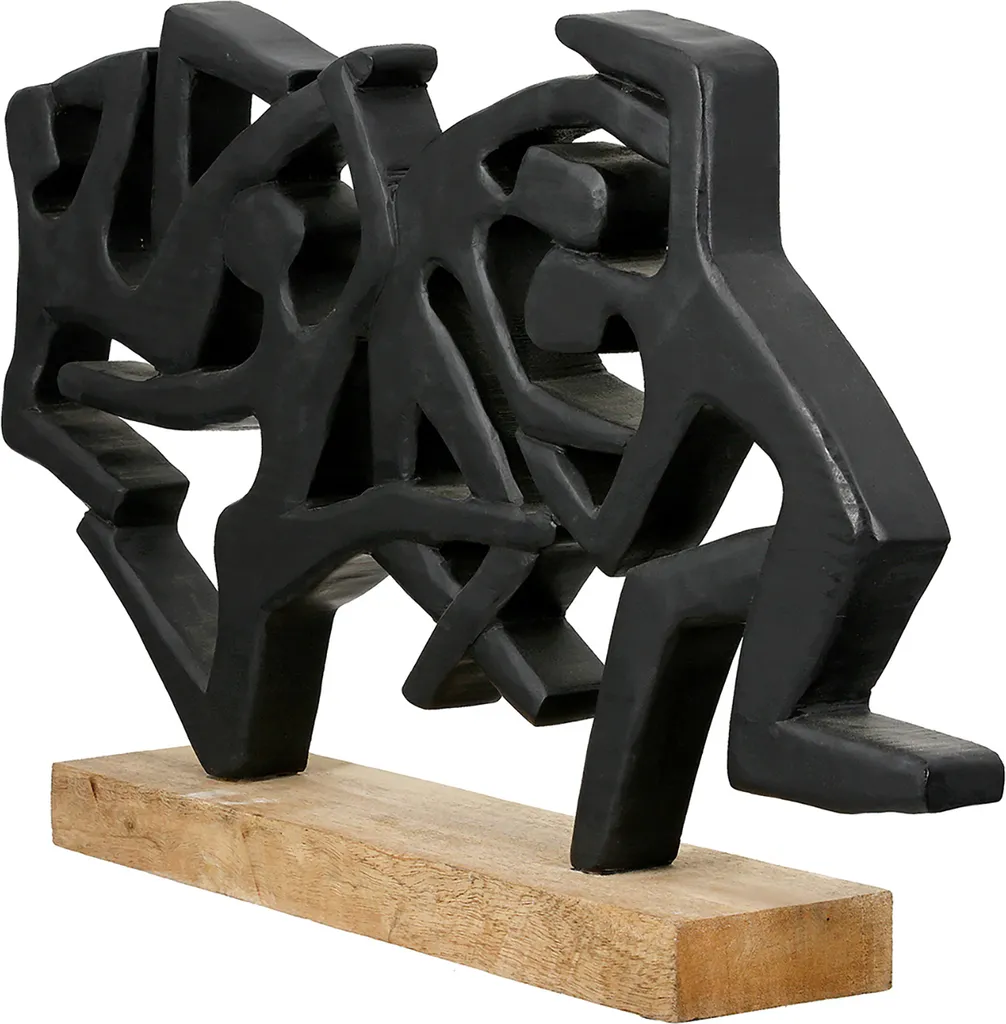 Sculpture Acrobatics Gilde 55597 en Bois pour Décorer un Grand Buffet - 4